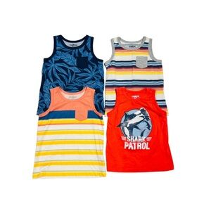OshKosh B'gosh Blue and Orange Tank Tops Set